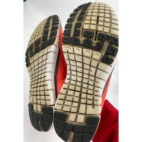 Reebok women 9 Nanoweb Z Rated Orange Lace Up Running Crossfit Shoes - Picture 6 of 7